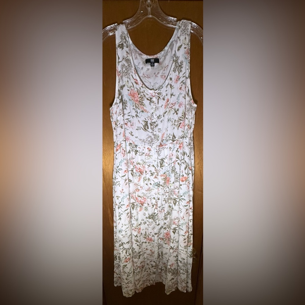 Frye Floral Print Maxi Dress Size XL